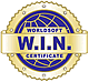 Logo des W.I.N.-Zertifikates von Worldsoft